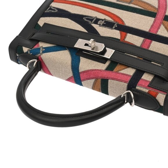 HERMES Kelly 32 Outside stitching Cavalcadour beige bag 800000136675000 - Picture 3 of 10